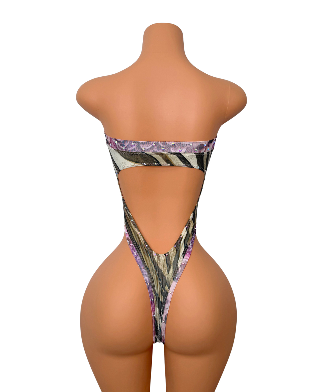 Jade Bad Behavior One Piece with Crystals