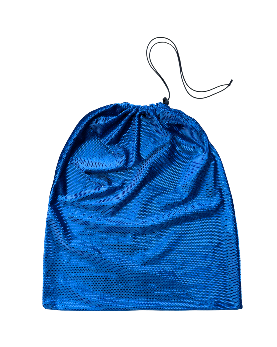 Large Money Bag in Deep Blue Sequins
