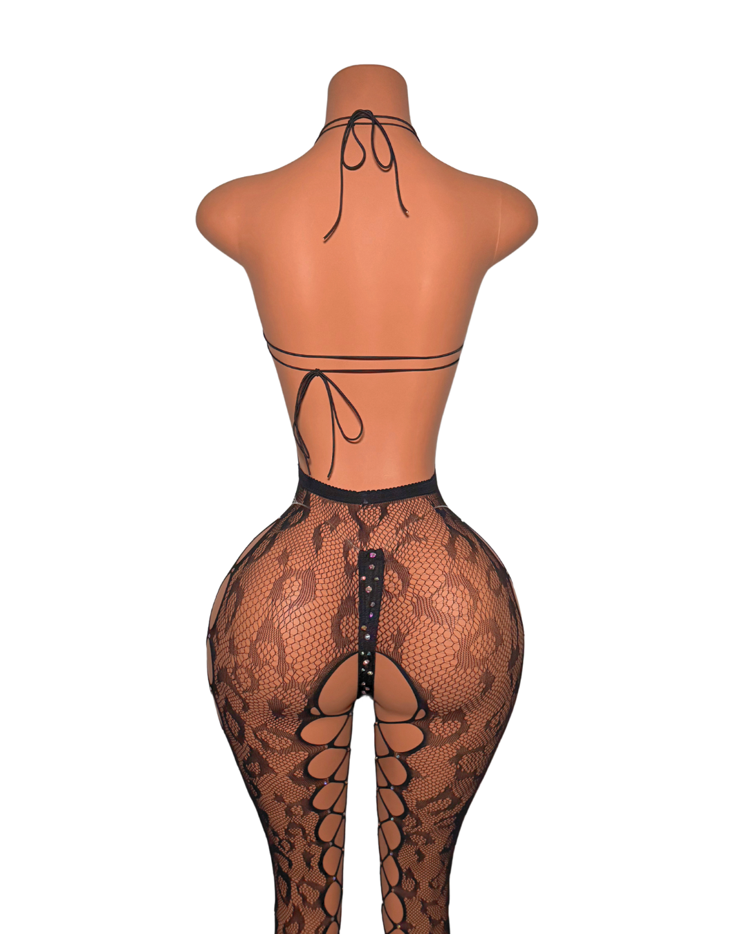 Cheetah Leggings Set with Crystals