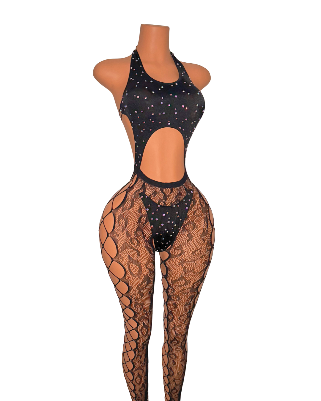 Cheetah Leggings Set with Crystals