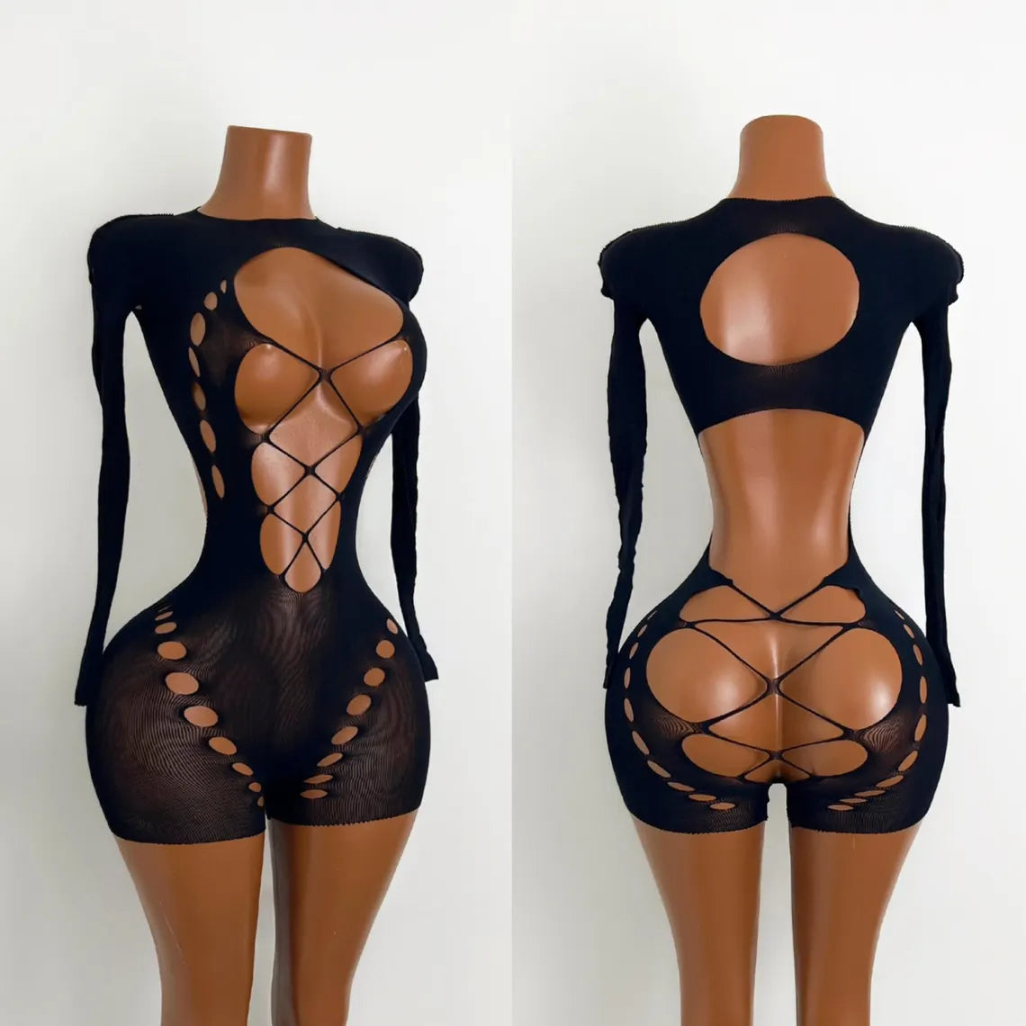 Long Sleeve Dance Wear Romper