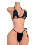 Monstre Cut-out Bikini in Black