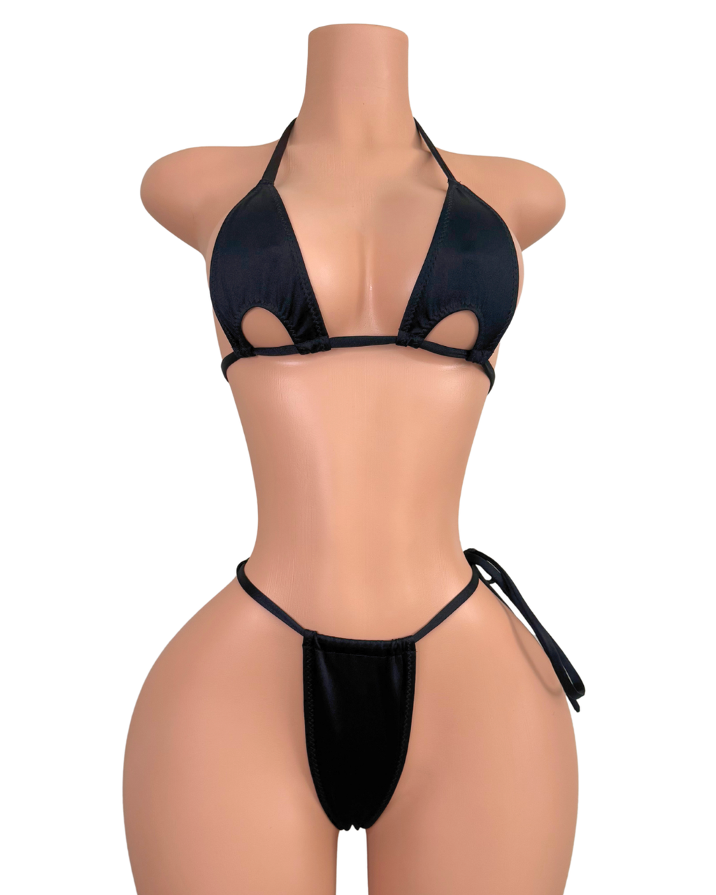 Monstre Cut-out Bikini in Black