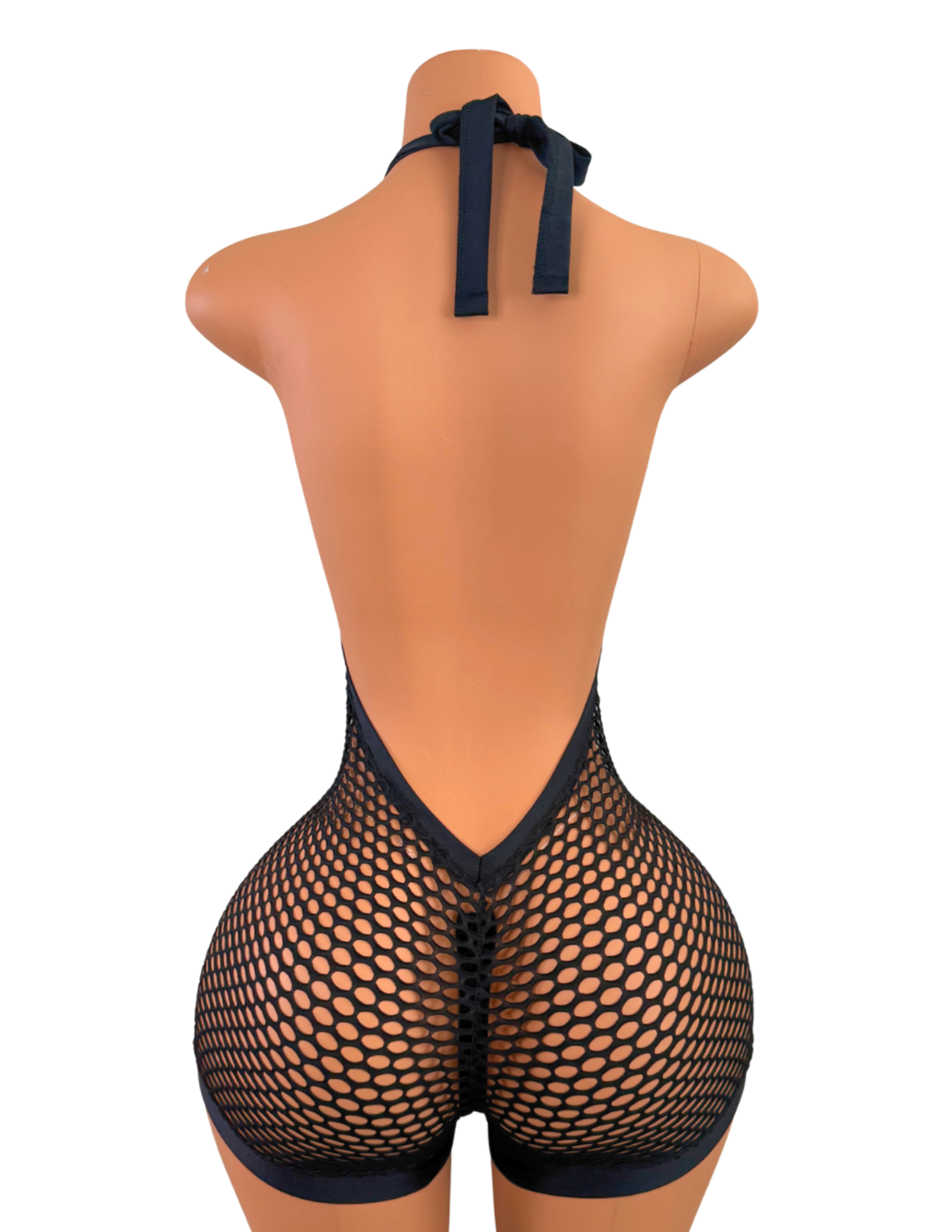 Kimbella Fishnet Romper