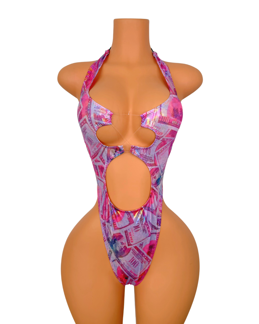 Cash Flow Cutie One-Piece in Pink