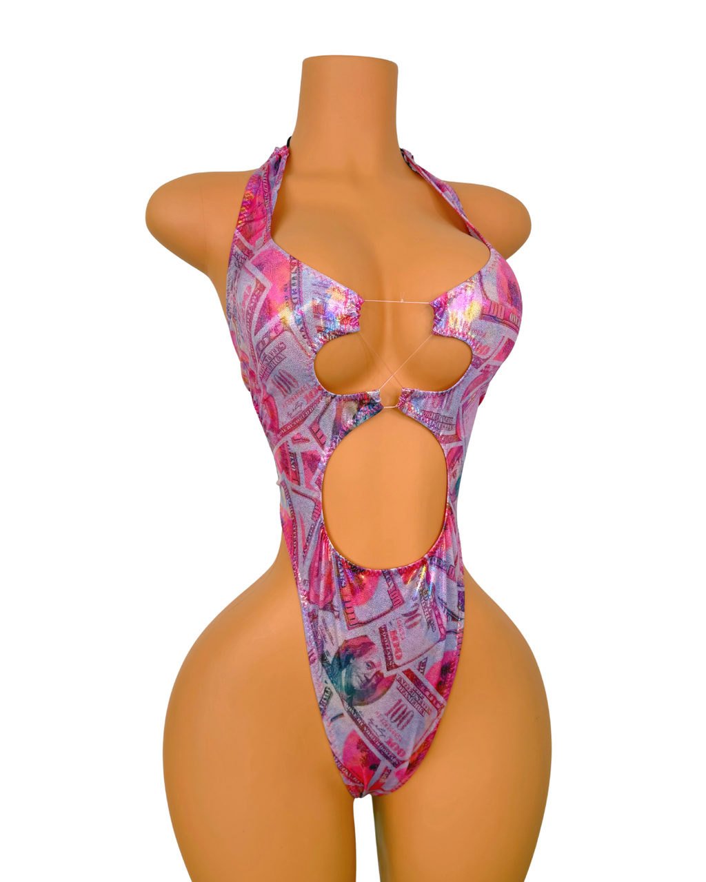 Cash Flow Cutie One-Piece in Pink