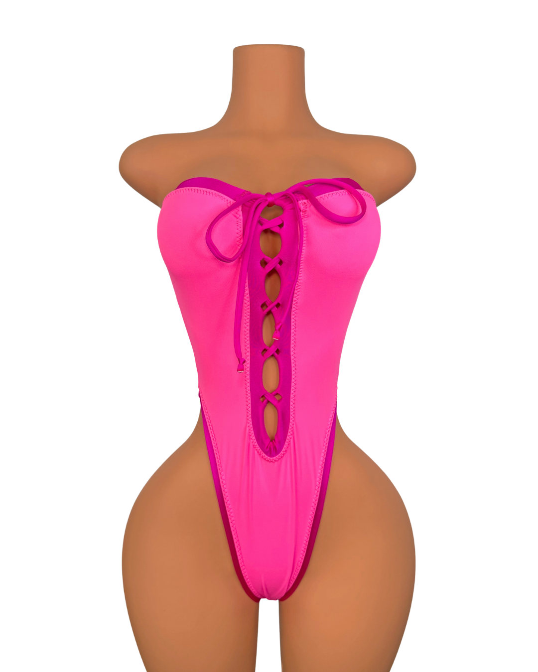 Lauren One Piece in Barbie Pink