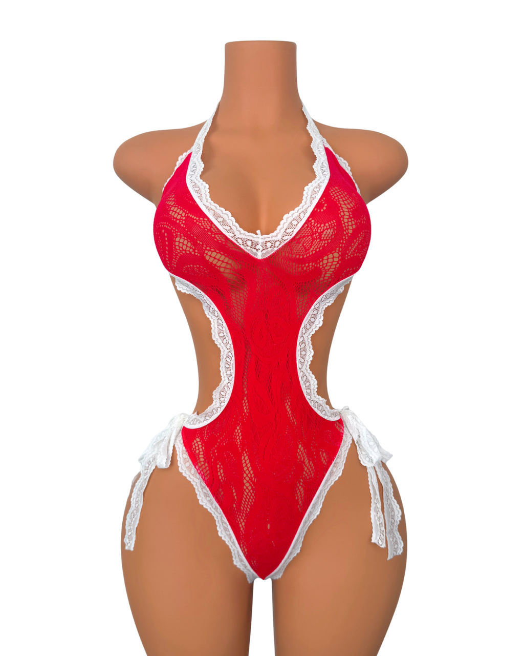 Santa’s Sweet Lace One Piece