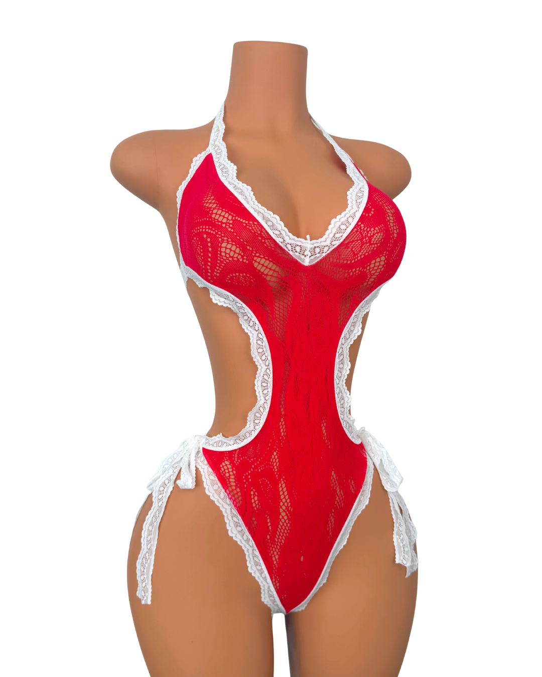 Santa’s Sweet Lace One Piece