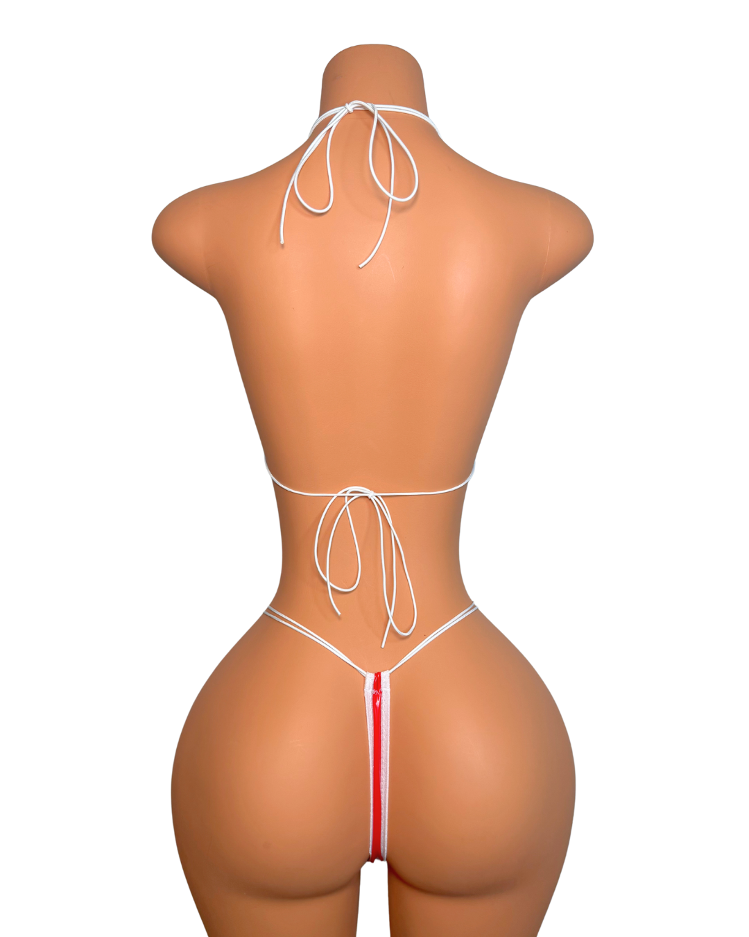 Santa's Barely-There Cutie Set in Red