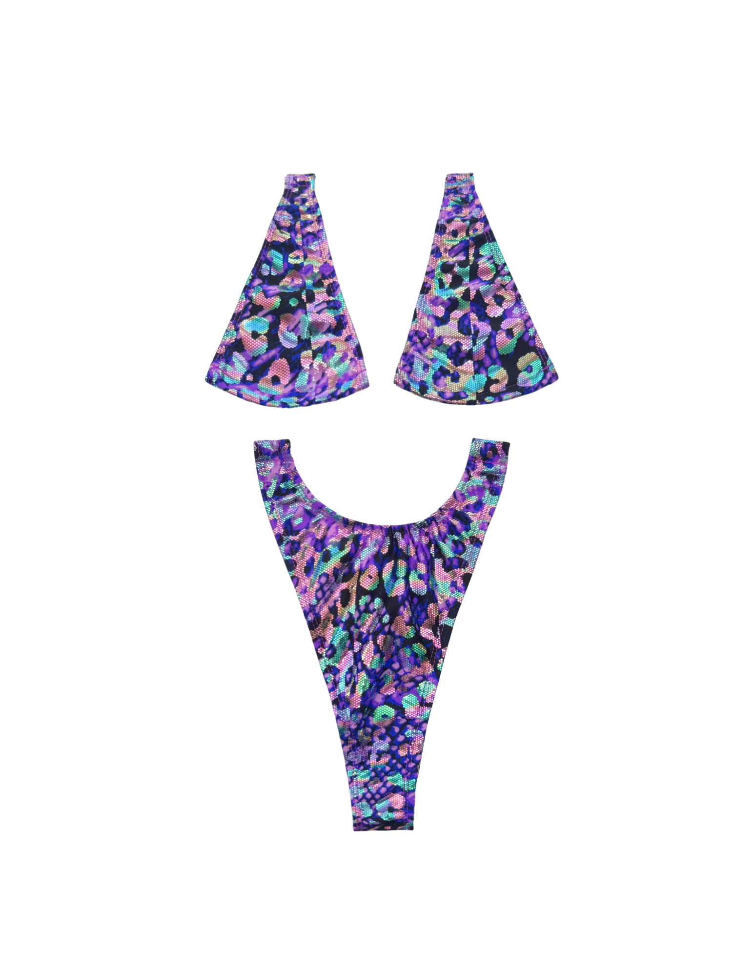 Cosmic Kitty Micro Bikini in Grape