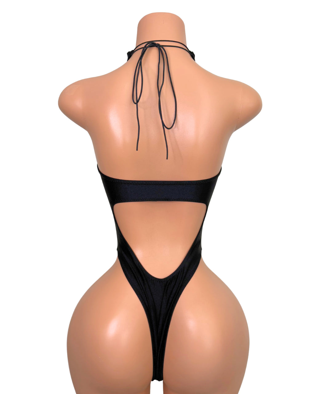 Kylie Cut-out One Piece in Black
