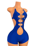 Victoria Romper in Royal Blue