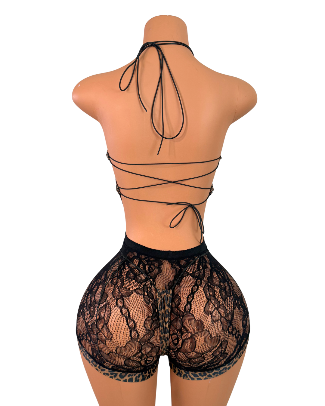 Maison Safari Lace Romper