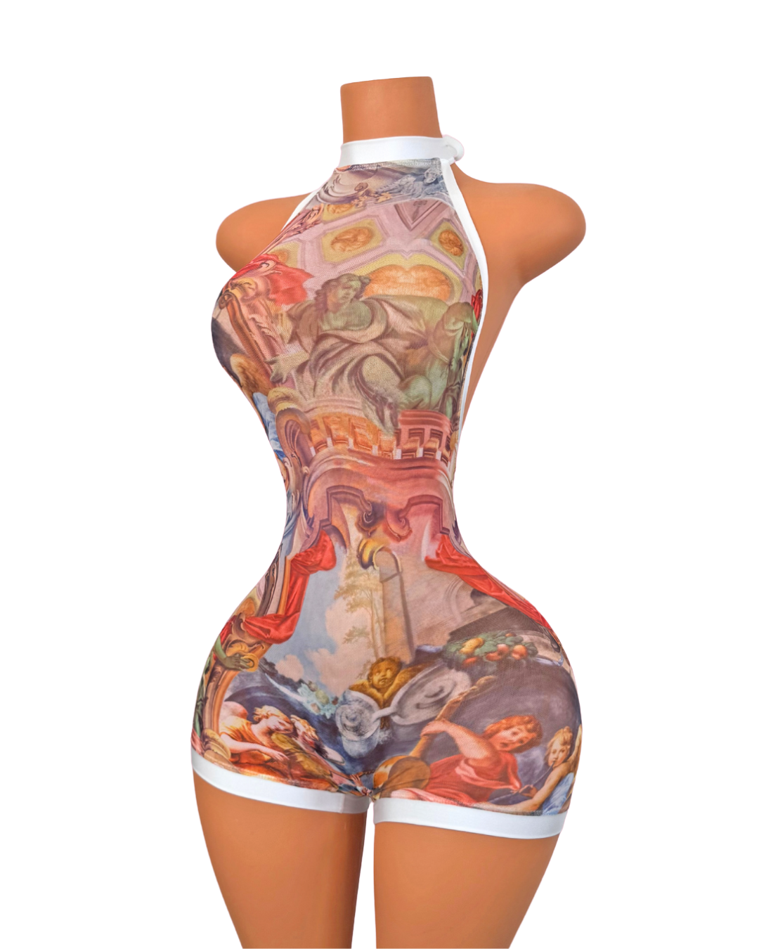 Greek Goddess Halter Romper