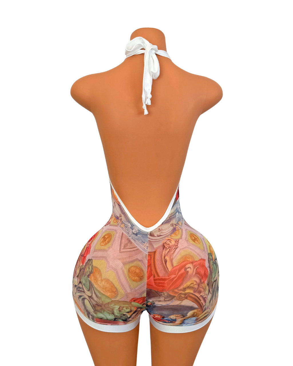 Greek Goddess Halter Romper