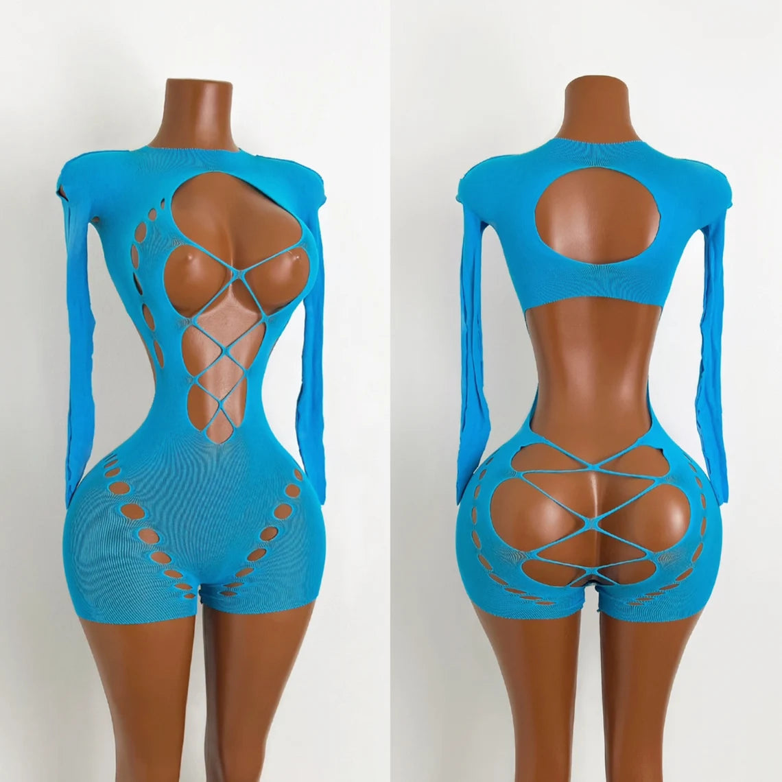 Long Sleeve Dance Wear Romper