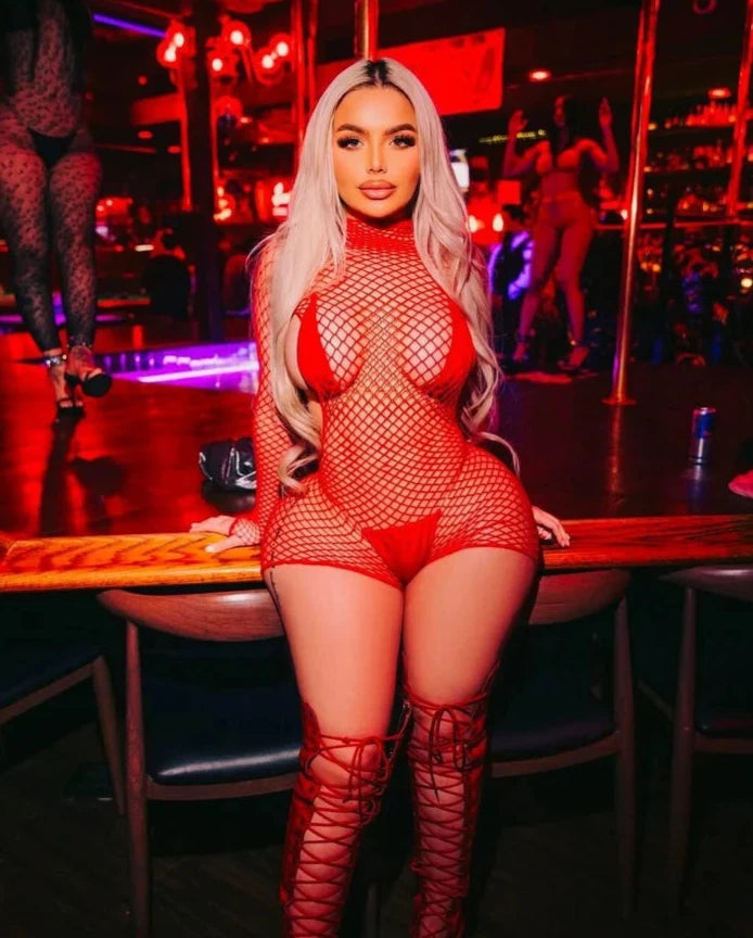 Maya Romper Set in Red