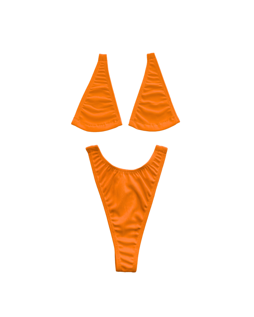 Micro Bikini with Clear String in Orange