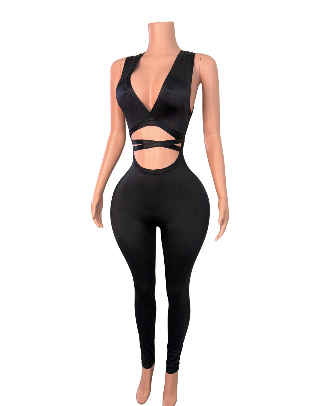 Midnight Muse Catsuit in Black