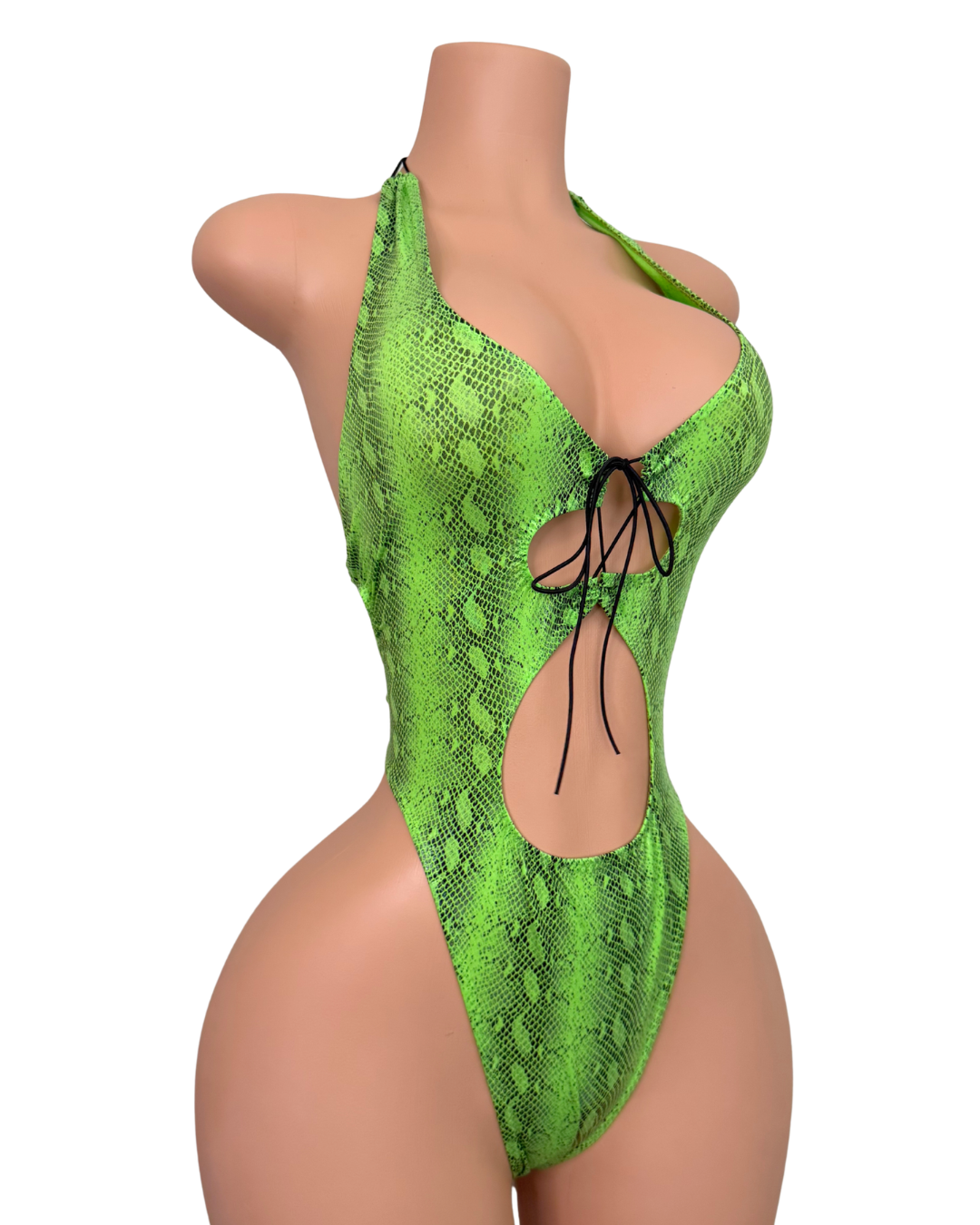 Lexi One Piece in Lime Python